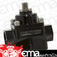 Aeroflow AF49-3000BLK Black Style Reg 4.5-9 Psi Adj Billet 1In 2 Out -8 ORB Port S  (Superceded to AF49-3001)