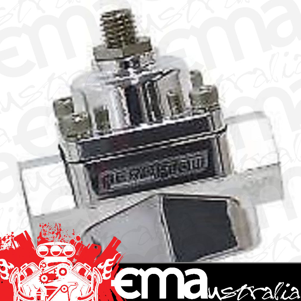 Aeroflow AF49-3000P Blue Style Reg 4.5-9 Psi Adjusbillet 1In 2 Out -8ORB Polishe  (Superceded to AF49-3001)