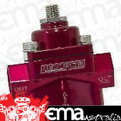 Aeroflow Performance Products AF49-4000R Blue Style Reg 4.5-9 Psi Adjusbillet 1In 2 Out 3/8 NPT Port