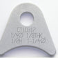 Meziere MZCT10312C Meziere Flat Weld On Chassis Tabs 1/8" Thick 1/4" Hole 4 Pack