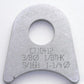 Meziere MZCT10412B Meziere Flat Weld On Chassis Tabs 1/8" Thick 3/8" Hole 20 Pack