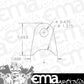 Meziere MZCT10618C Weld-On Flat Tab 4130 Steel suit 1-3/8" Tube w/ 7/16" Hole Qty: 4
