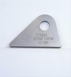 Meziere MZCT10912B Weld-On Flat Tab 4130 Steel suit Flat Surface Tube w/ 5/16" Hole Qty: 20