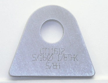 Meziere MZCT11612B Weld-On Flat Tab 4130 Steel suit Flat Surface w/ 5/16" Hole Qty: 20