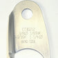 Meziere MZCT30212B Weld-On Tab Bent Left 4130 Steel suit 1-1/4" Tube w/ 3/8" Hole Qty: 20