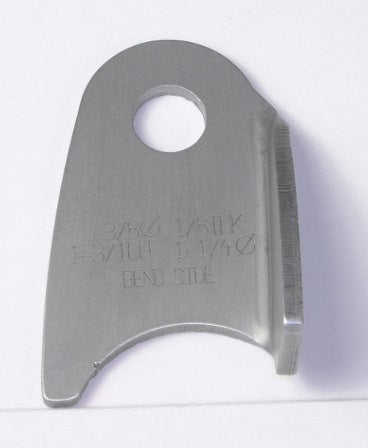 Meziere MZCT30312C Weld-On Tab Bent Right 4130 Steel suit 1-1/4" Tube w/ 3/8" Hole Qty: 2