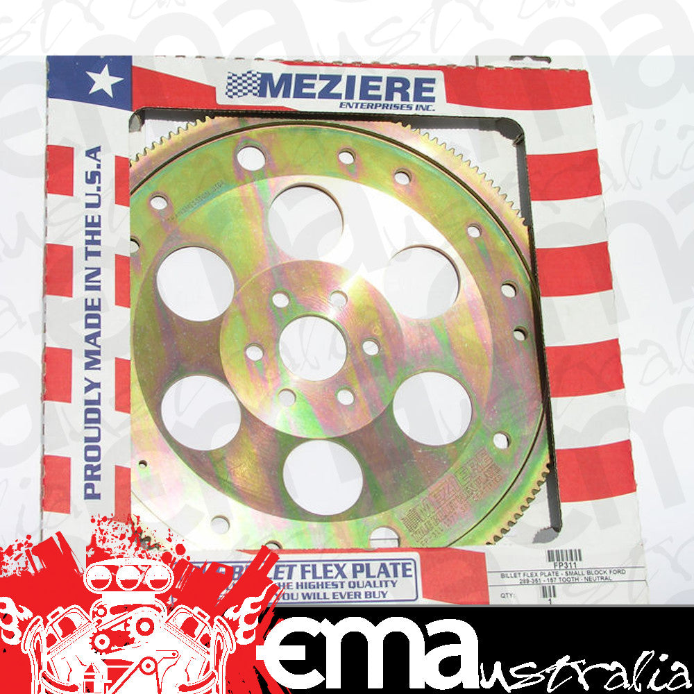 Meziere MZFP311 Meziere True Billet SFI Flex Plate Ford SB 289-351W 157T Int. Balance