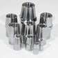 Meziere MZRE1009AAA Weld-In Female Tube End 4130 Steel suit 3/8" x .058" Tube w/ 10-32 R/H Thread