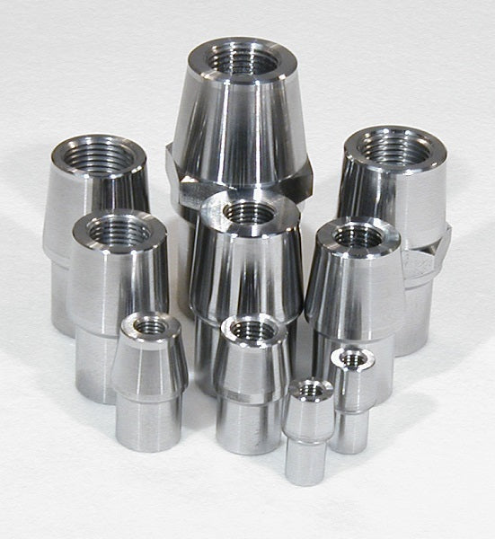 Meziere MZRE1009AAA Weld-In Female Tube End 4130 Steel suit 3/8" x .058" Tube w/ 10-32 R/H Thread