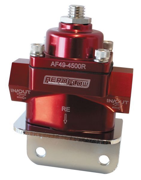 Aeroflow AF49-4500R Bypass Reg 4.5-9 Psi Adjustabl3/8" NPT Port S Bottom Return