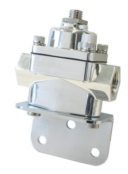 Aeroflow AF49-4501P Bypass Reg 4.5-9 Psi Adjustabl-8 ORB Port S Bottom Return