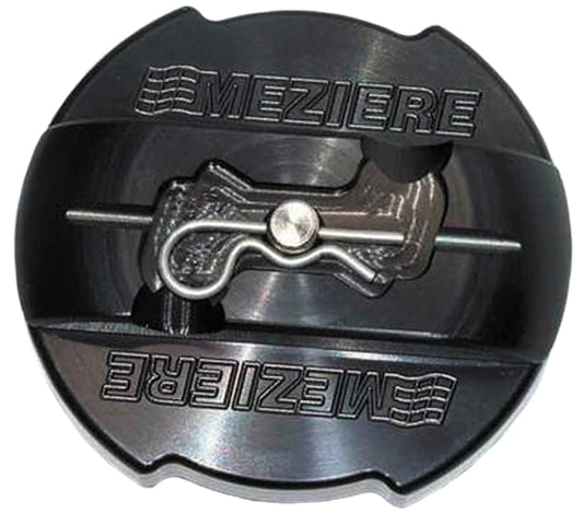 Meziere MZWCC301 Safecap Billet Locking Radiator Cap 16Lb. Black Finish