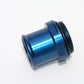 Meziere MZWN0032B Water Neck Fitting for 1-1/2" Hose Blue Finish