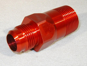 Meziere MZWP1012R Meziere Inlet Fitting 1" Npt Male to -12 An Male Alloy Red