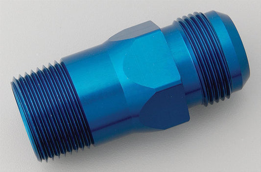Meziere MZWP1016B Meziere Straight 1" Npt Male to -16An Male Short Hose Fitting Blue