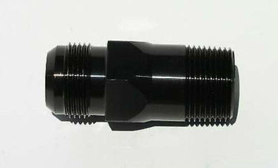 Meziere MZWP1016S Meziere An to Npt Inlet Fitting 1" Npt Male to -16 An Male Alloy Black