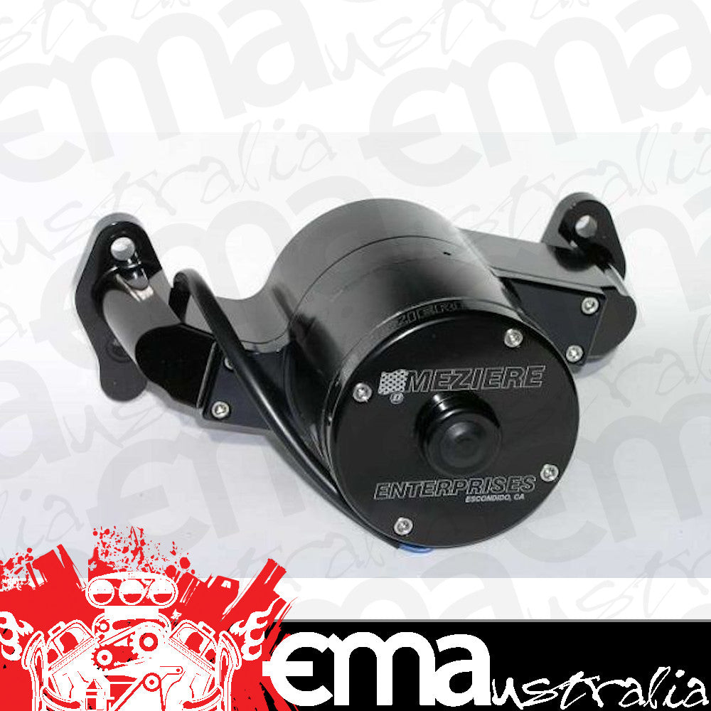 Meziere MZWP101SHD Meziere H/D Billet Electric Water Pump 42Gpm Black Chev SB 262-400 V8
