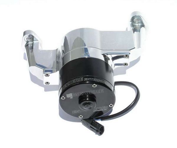 Meziere MZWP101UHD Meziere H/D Billet Electric Water Pump 42Gpm Polished Chev SB 262-400
