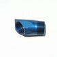 Meziere MZWP1045B Meziere 45¡ Inlet Fitting Adapter 1" Npt Male to 1" Npt Female Blue