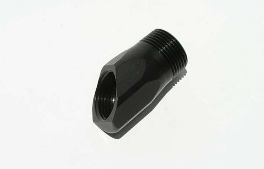 Meziere MZWP1045S Meziere 45¡ Inlet Fitting Adapter 1" Npt Male to 1" Npt Female Black