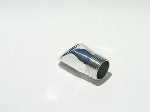 Meziere MZWP1045U Inlet Fitting Adapter Polished Finish 1" Npt Male to 1" Npt Female 45 Degree Angle