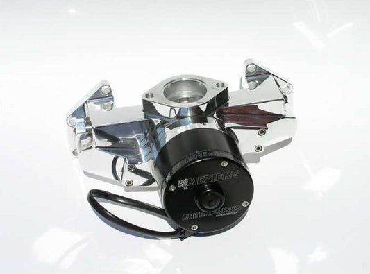 Meziere MZWP106UHD Big Block Chrysler Electric Water Pump Polished Finish 42Gpm Heavy Duty Motor