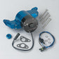 Meziere MZWP111B Meziere 100 Series Billet Electric Water Pump 35Gpm Ford SB V8 Blue