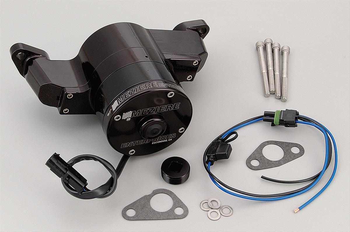 Meziere MZWP111S Meziere 100 Series Billet Electric Water Pump 35Gpm Ford Small Block V8