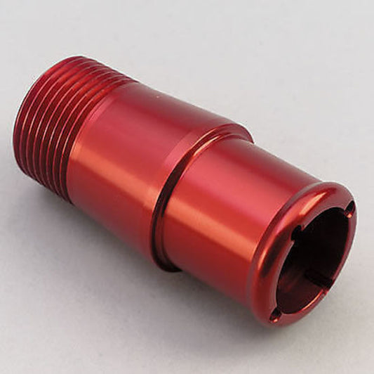Meziere MZWP1125R Straight 1" Npt Male to 1-1/4" Short Hose Fitting Red