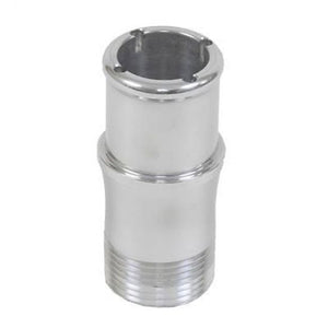 Meziere MZWP1125U Meziere Straight 1" Npt Male to 1-1/4" Short Hose Fitting Polished