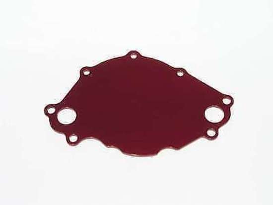 Meziere MZWP113R Meziere Electric Water Pump Backing Plate for Ford SB 289-351W Red