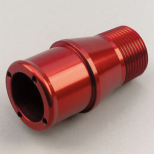 Meziere MZWP1150R Meziere Straight 1" Npt Male to 1-1/2" Short Hose Fitting Red