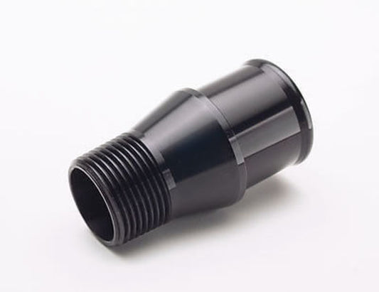 Meziere MZWP1150S Meziere Straight 1" Npt Male to 1-1/2" Short Alloy Hose Fitting Black