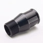 Meziere | MZWP1150S | Straight 1" Npt Male to 1-1/2" Short Alloy Hose Fitting Black