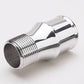 Meziere MZWP1150U Meziere Straight 1" Npt Male to 1-1/2" Short Hose Fitting Polished