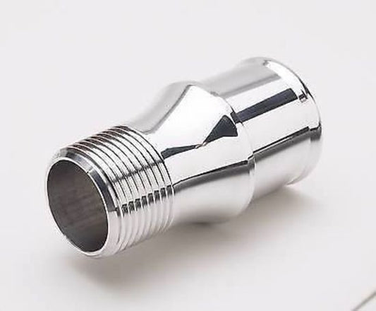 Meziere MZWP1150U Meziere Straight 1" Npt Male to 1-1/2" Short Hose Fitting Polished