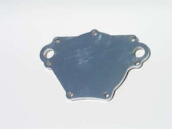 Meziere MZWP115U Meziere Electric Water Pump Backing Plate for Chrys SB 318-360 Polished
