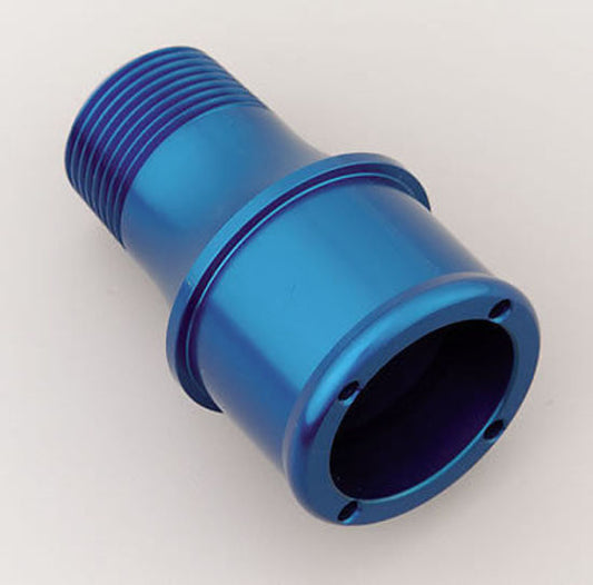 Meziere MZWP1175B Meziere Straight 1" Npt Male to 1-3/4" Short Hose Fitting Blue