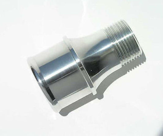 Meziere MZWP1175U Meziere Straight 1" Npt Male to 1-3/4" Short Hose Fitting Polished