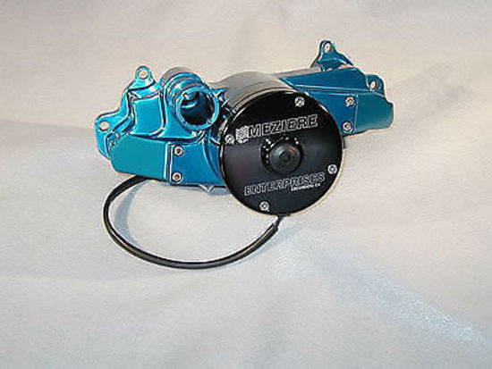 Meziere MZWP119B Meziere 100 Series Electric Water Pump 35Gpm Chev SB LS1 5.7L Blue