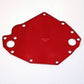 Meziere MZWP123R Meziere Electric Water Pump Backing Plate for Ford SB 302-351C Red