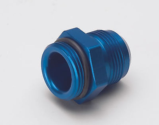 Meziere MZWP16016B Meziere Remote Water Pump Fiting -16 An Orb Male to -16 An Male Blue
