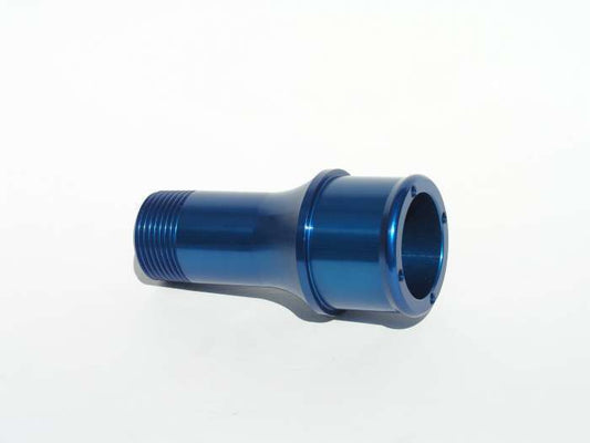 Meziere MZWP2175B Meziere Straight 1" Npt Male to 1-3/4" Long Hose Fitting Blue