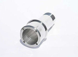 Meziere MZWP2175C Meziere Straight 1" Npt Male to 1-3/4" Long Hose Fitting Chrome