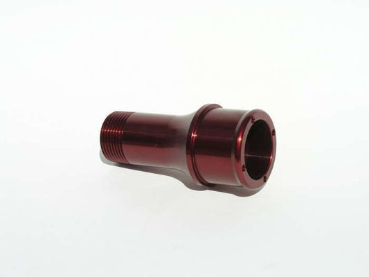 Meziere MZWP2175R Meziere Straight 1" Npt Male to 1-3/4" Long Hose Fitting Red