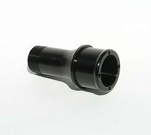 Meziere MZWP2175S Meziere Straight 1" Npt Male to 1-3/4" Long Hose Fitting Black
