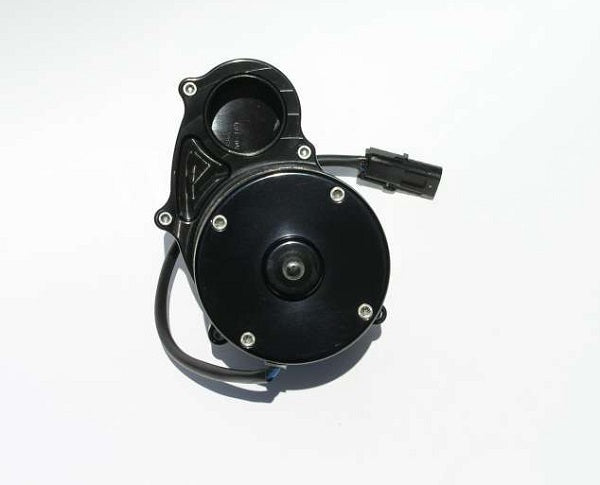 Meziere MZWP336 Electric Water Pump Remote Mount Inline 1 In 1 Out Black Finish 55Gpm Standard Motor