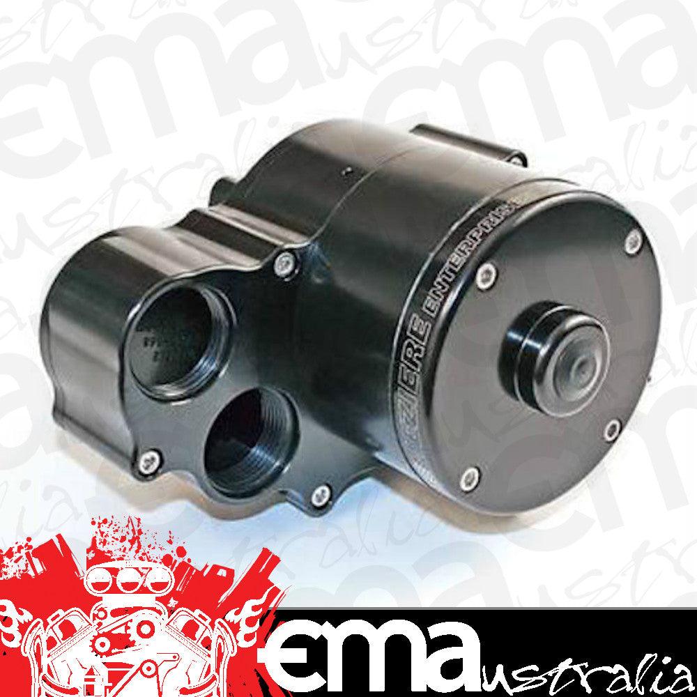 Meziere MZWP362 Meziere Radiator Mount Elec Water Pump 55Gpm Dual Outlet Billet Alloy