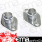 Meziere MZWP8112ANU Meziere Water Pump Port Adaptor Flanges -12An Male Polished Chev SB