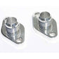 Meziere MZWP8112ANU Meziere Water Pump Port Adaptor Flanges -12An Male Polished Chev SB